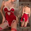 Yiyue Lingerie Sexy Original Roupa de Natal Feminina Tentação Quente Cosplay Uniforme Camisola Sem Tirar 8860