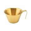 Taza medidora de metal de acero inoxidable 304, taza de espresso italiana, taza de extracción ESP, taza Zetian de 100 ml en stock
