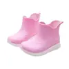 Botas de lluvia de moda transfronterizas para niñas, botas de lluvia antideslizantes para exteriores, botas de lluvia para niños y adultos, zapatos impermeables de alta gama, botas de lluvia antideslizantes para días lluviosos