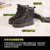 Nuevos Zapatos de Invierno Cálidos para Mujer con Forro de Terciopelo 2025, Impermeables y Antideslizantes, Botas de Nieve del Noreste, Zapatos de Algodón con Suela Gruesa
