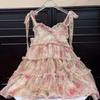 Vestido de Tirantes de Verano para Niñas 2025 Nuevo Vestido de Princesa con Lentejuelas Rosas Vestido Elegante de Pastel para Bebé