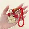 Pingente de Bolsa de Celular Dourado Atrai Dinheiro, Chaveiro Ornamento do Deus da Riqueza Trazendo Fortuna, Presente de Ano Novo