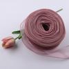 Fábrica atacado net Red Pearl Crystal fishtail fio Snow yarn ribbon buquê de flores caixa de presente embalagem fita