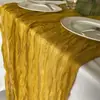 Nueva Bandera de Mesa de Queso Tela Plegada Estilo Bohemio Mesa de Postres Mantel Azul Fiesta de Bodas Escena de Salón