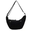 Bolsas Transfronteiriças Cor Sólida Simples Grande Capacidade Bolsa Transversal Bolsa para Ciclismo Masculina e Feminina Estilo Esportivo Bolsa de Tecido de Nylon Bolsa Bolinho