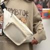 Bolsa de Pecho Transparente Impermeable Harajuku Japonés para Mujer Corea del Sur Ins Versátil Linda Bolsa Cruzada para Niña Bolsa de Cintura Suave para Niña Bolsa de Dolor