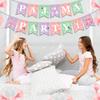 Ba385 Amazon Intimates Fiesta de Pijamas Fiesta de Pijamas Chica Linda Banner Rosa Banderines
