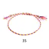 Amazon Explosiones Colorido Cuerda de Algodón Pulsera de la Amistad Cuentas de Cobre Borla Hecho a Mano Trenzado Cuerda de Mano Pieza de Mano Ajustable para Hombres y Mujeres