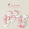 Meias Melody Girls Verão Ultra-Finas Seda de Gelo Meninas Desenho Animado Verão Meias de Cristal Leves Respiráveis Meias Infantis