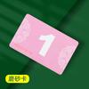 Ficha de póquer de ajedrez de plástico mate engrosado de doble cara mahjong impermeable resistente al desgaste ficha antifalsificación puntuación