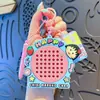 Llavero Auténtico Tablero de Dibujo Magnético de Acero Chibi Maruko-Chan Lindo Dibujo Animado Divertido Tablero de Escritura Bolsa Colgante Pequeño