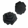 6.5-7cm Cabezas de Flor de Rosa Simulada de PE Rosas de Borde Enrollado de Espuma Ramo de Novia Caja de Dulces Accesorios de Cadena de Luces