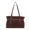 Bolsa Tote Versátil Estilo Coreano para o Dia a Dia de Mulheres 2026 Nova Grande Capacidade Color Block Elegante Patchwork Ombro Único Axila Bolsa de Mão Feminina