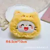 Muñeco de Peluche de Gato con Cabeza de Dibujos Animados Colgante Pequeño Accesorios para Bolsas de Zapatos Llavero Juguete Chirriante Venta al por Mayor