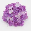 Cabeza de flor de hortensia, flor artificial, flor artificial de seda, arco de boda, camino de referencia, bola de flores, accesorios de tiro, 54 piezas