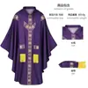 Robe de Oração para Padre, Clero, Monge COS Fantasia Medieval Europeia Americana Longo Manto Estampado Solto Fantasia de Role-Playing Em Estoque