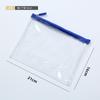 Bolsa de Lápices Transparente de PVC Tamaño A4 con Cierre Costura Empaque Impermeable Almacenamiento de Papelería Bolsa de Plástico Fabricante de Bolsas