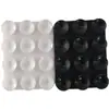 Conjunto de 24 peças de suportes adesivos universais para celular, com ventosas de silicone quadradas, multifuncionais e antiderrapantes, sem necessidade de furos, prontos para uso pelo fabricante.