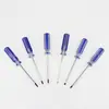 Venda Direta de Fábrica Chave de Fenda Listrada Azul Cristal Transparente Ferramenta Magnética Pequeno Caderno Reparo de Celular Tablet