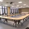Mesa Larga de Conferencia Personalizada Estilo Chino Nuevo, Escritorio y Silla de Oficina para Negociación de Empleados, Escritorio de Diseño para Mesa de Reunión y Capacitación en Sala de Conferencias