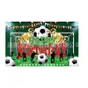 Fundo de aniversário temático de futebol transfronteiriço Banner Feliz Aniversário Decoração de festa Tapeçaria personalizada de fundo