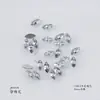 Arte de uñas circonita mini diamante corte rosa base chapada Super Flash cuadrado plano gota de agua ojo de caballo forma de corazón diamante accesorios para uñas