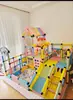 Dispositivo de Entrenamiento Sensorial Combinado Multifuncional para Niños, Escalera de Escalada para Interiores para Bebés e Infantes