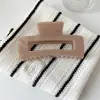 Nuevo Clip de Garra Cuadrado Engrosado de 10.5cm Tacto de Alta Gama Hebilla de Mariposa Clip de Tiburón Grande Clip para el Cabello de la Parte Posterior de la Cabeza Accesorios para el Cabello de Mujer
