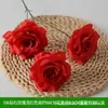 Flores Artificiales Rojo Borgoña Materiales de Flores Rosas Artificiales Flores Falsas Boda Salón de Bodas Decoración del Hogar Flores Artificiales al por Mayor