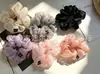 Elegante Cola de Caballo Dulce Estilo Coreano Goma para el Pelo Cuerda Floral de Gasa Scrunchie Tienda de Accesorios Fuente de Suministro Fábrica