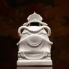 Estátua Dourada Branca do Deus da Riqueza para Decoração de Casa, Sala de Estar, Loja, Escritório, Atração de Riqueza e Ornamento de Cerimônia de Inauguração