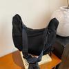 2024 Nueva Moda Bolso Bandolera Commuter Pequeño Multitud Gran Capacidad Bolso Dumpling Casual Combinable Pana Portátil