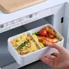Lonchera Blanca, Lonchera Térmica, Estudiante Doméstico Microondas Cuchara, Tazón para Sopa, Recipiente para Conservar Frescura, Juego de Grado Alimenticio