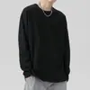 Nova blusa de moletom masculina, top jovem, estilo coreano para estudantes, manga longa