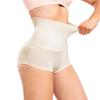 Shorts Topmelon populares europeus e americanos de meia cintura e quadril com contração abdominal cintura alta A569