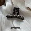 Grampo de Cabelo Elegante com Estampa de Leopardo para Mulheres, Adequado para Penteados Presos, Presilha de Tubarão para o Dia a Dia, Acessório Simples para Cabelo