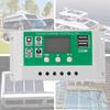 10A20A30A40A50A60A controlador de carga solar dual USB regulador de painel solar