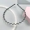 Coreia do Sul Feminino Simples Base de Metal Ferro Tiara Grampo para Franja Grampo de Lavar Cabelo Masculino Esportivo Faixa de Cabelo