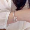 Pulsera de bambú segura para minorías con sentido avanzado, moda para mujer, diseño simple, pulsera ruyi, accesorios de joyería, venta al por mayor