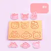 Moldes para Galletas 3D Serie Sanrio, Moldes Realistas para Estampar y Cortar Galletas DIY, Herramientas Esenciales para Hornear, Fáciles de Limpiar