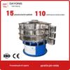 Peneira vibratória especial para classificação de pó mineral peneira vibratória rotativa de camada única em aço inoxidável tipo 800 peneira vibratória rotativa em aço inoxidável
