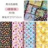 Papel de Regalo de Pascua Bright Coat Conejito Lindo Papel Decorativo para Regalo Año del Conejo Papel de Piel de Libro de Dibujos Animados