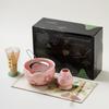 Conjunto de chá matcha japonês transfronteiriço, conjunto com 7 peças, caixa colorida, fabricantes de explosões de cerâmica da Amazon de alta qualidade