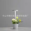 Estilo Ins Lujo Ligero Gama Alta Maceta Lámpara de Mesa Creativa Lámpara de Mesa para Ambiente de Bar Lámpara de Mesa de Noche