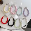 Nueva Cuerda de Muñeca de Seda Plegada Hebilla de Doble Extremo Lanyard Antiperdida para Teléfono Móvil Cuerda Corta de Alta Gama para Teléfono Móvil Alta Gama