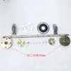 Accesorios de cuatro ruedas hechos a mano, eje trasero de motocicleta de cardado modificado, kit de eje trasero de 60 cm/un metro, freno de disco, diagonal 100 mm
