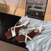Sandalias de Moda Retro para Mujer 2026 Verano Nuevas Versátiles Cuña Punta Cuadrada Punta Abierta Correa Única Hebilla Elegantes Zapatos Romanos