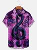 Camisa de Elementos Creativos Transfronterizos de Comercio Exterior 2023 Nueva Impresión Digital 3D Camisa Holgada de Manga Corta Moderna Top para Hombre