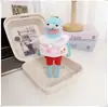 Colgantes de peces geniales, peces flácidos, peces que yacen planos de los residentes de Fondo de Bikini, accesorios para llaveros, chalecos de cama, Año Nuevo