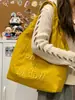 Bolsa de Lona Casual para Mujer 2025 Nueva Moda Ligera para Llevar en la Mano Bolsa de Compras Versátil Bolso de Hombro para Viajar al Trabajo